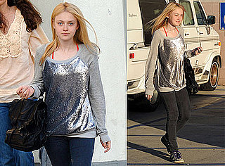 Photos of Dakota Fanning Out in LA With Friends