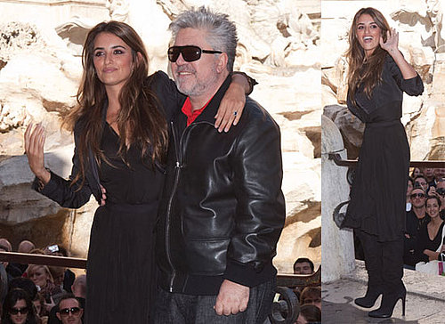 Photos of Penelope Cruz And Pedro Almodovar Promoting Broken Embraces in Rome