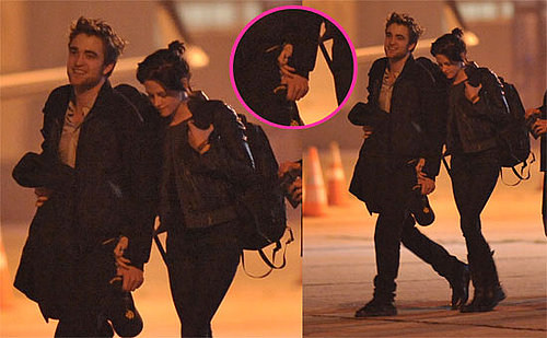 Photos of Robert Pattinson and Kristen Stewart Holding Hands in Paris