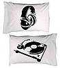 Retro Turntable and Headphones Pillow Cases