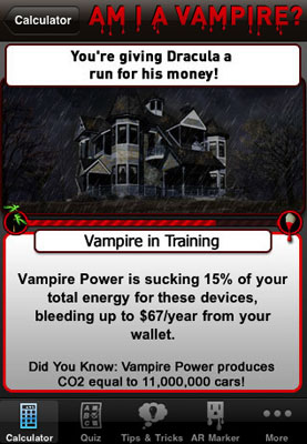 Find Out What Kind of Power Vampire You Are With the Vampire Power Calculator App 2009-10-28 11:02:29 Find Out What Kind of Power Vampire You Are With the Vampire Power Calculator App 2009-10-28 11:02:29