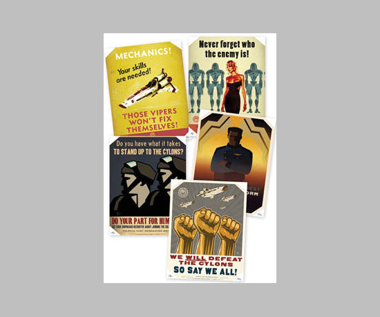 Battlestar Galactica Propaganda Posters