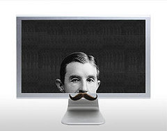 Hilarious Mustache Screen Saver
