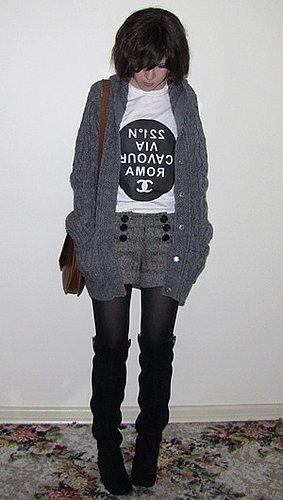 Look of the Day: Cable Knit Cutie 