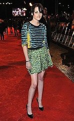 Kristen Stewart Attends London Premiere of New Moon in Colorful Proenza Schouler Spring 2010 Dress 2009-11-11 12:20:00