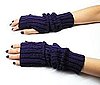 Stylish Knit Arm Warmer Fingerless Gloves