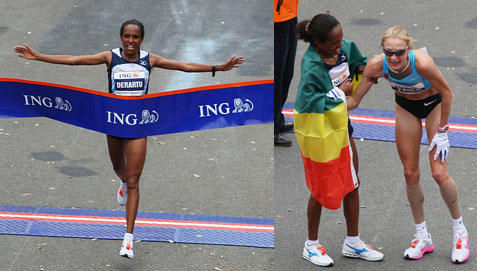 2009 New York Marathon Winners and Times