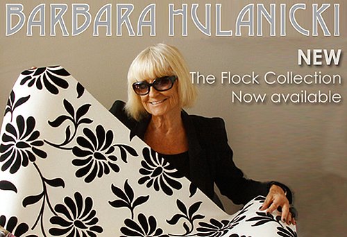 Nice and New: Barbara Hulanicki Flock For Graham & Brown