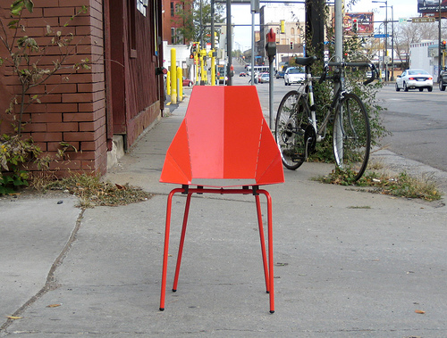 Cool Idea: Blu Dot Chairs Go Curbside