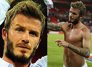 Gallery of Photos of Shirtless David Beckham In The Rain At Wembley, David Beckham Shirtless After Winning England Match,