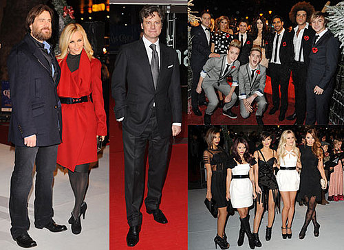 Photos of Jim Carrey, Colin Firth and X Factor Contestants at Christmas Carol Premiere, Plus London Christmas Lights Switch On
