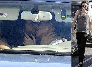 Gallery of Photos of Russell Brand and Katy Perry Kissing in LA, Extracts of an Interview with Russell Discussing Relationships