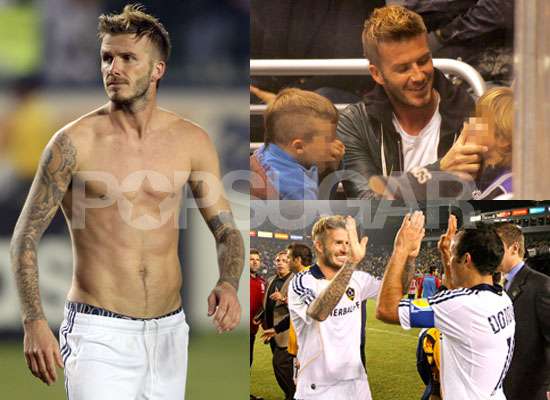 Photos of Shirtless David Beckham