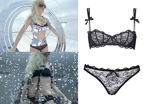 Lady Gaga in Agent Provocateur Lingerie in Love Games Video