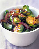 Brussels Sprouts With Vinegar-Glazed Red Onions Recipe Brussels Sprouts With Vinegar-Glazed Red Onions Recipe