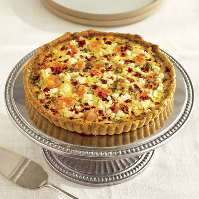 Recipe For Shrimp and Feta Cheese Quiche