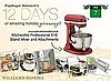 12 Days of Holiday Giveaways, Day 7: KitchenAid Professional Stand Mixer and Attachments From Williams-Sonoma! 