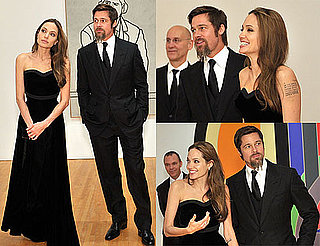 Photos of Angelina Jolie and Brad Pitt at MOCA Gala in LA 2009-11-15 14:34:16