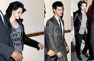Photos of Robert Pattinson, Kristen Stewart, and Taylor Lautner in Madrid For New Moon