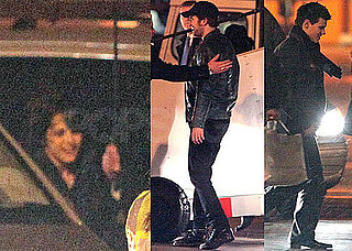 Photos of Robert Pattinson, Kristen Stewart and Taylor Lautner Boarding a Plane to Madrid