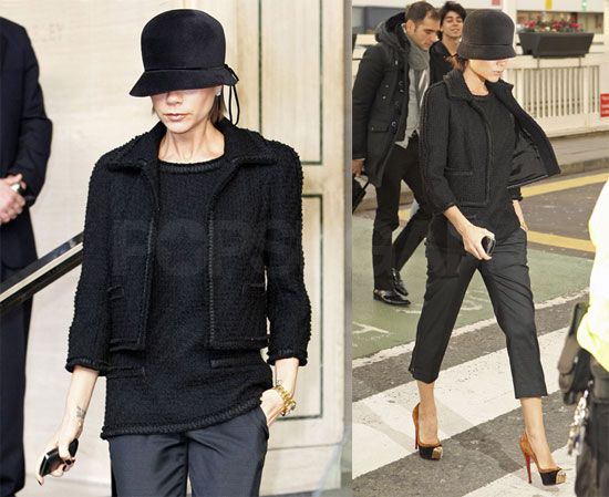 Photos of Victoria Beckham at London Hotel and Heathrow 2009-11-19 08:33:24