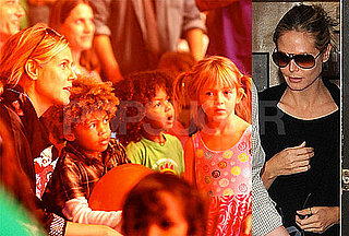Photos of Heidi Klum at the Yo Gabba Gabba Show With Leni, Henry, and Johan Samuel