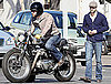 Photos of Ryan Reynolds Riding Around LA on His Motorcycle