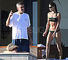 George Clooney Photos and Bikini Photos of Elisabetta Canalis in Mexico with Cindy Crawford and Rande for Thanksgiving