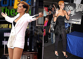 Photos of Rihanna Promoting Rated R at Best Buy and on Good Morning America
