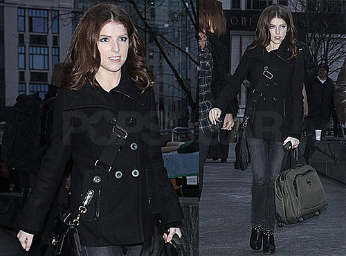 Photos of Anna Kendrick Leaving Morning Shows in NYC