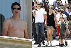 Shirtless Photos of Matthew Fox on Vacation With His Family in Rome