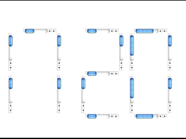 Scroll Clock Video