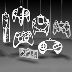 Gaming Controller Christmas Ornaments