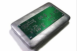 Circuit Board Clutch Purse