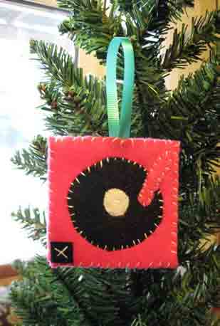 Felt Turntable Ornament ($6) Felt Turntable Ornament ($6)