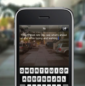 Type n Walk iPhone App Is Kind of Ridiculous