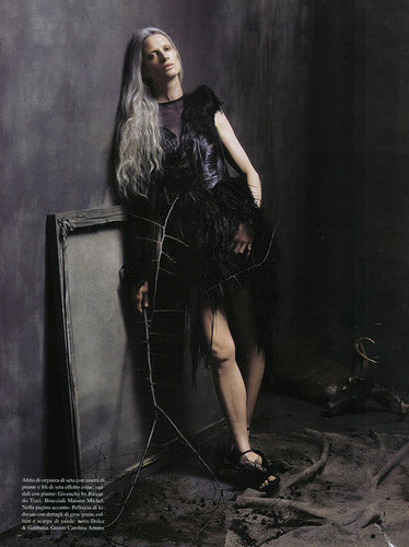 Girls on Film: Kristen McMenamy, Vogue Italia Girls on Film: Kristen McMenamy, Vogue Italia