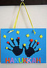 Lil Links: Handprint Menorahs For Hanukkah