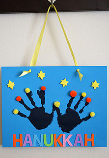 Lil Links: Handprint Menorahs For Hanukkah