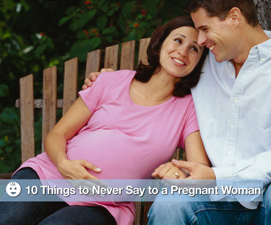Pregnant women constantly receive well wishes and positive remarks about the