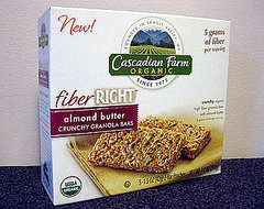 Food Review: Cascadian Farm Fiber Right Bars