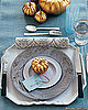 Get the Look: Turquoise and Gold Thanksgiving Table