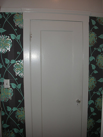 I chose this Graham and Brown wallpaper in my house. I love the contrast of minty greens with the brown background.
I chose this Graham and Brown wallpaper in my house. I love the contrast of minty greens with the brown background.