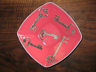 The Sixth DIY of Christmas: Découpage Glass Key Bowl