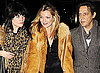 Photos Kate Moss Out For Dinner With The Kills' Alison Mosshart & Jamie Hince, Kate Reveals "Thin" Motto She Tries To Live By