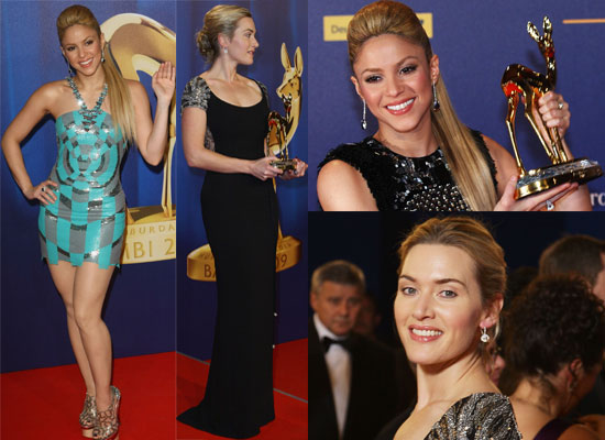 Photos of Kate Winslet and Shakira at Bambi Award 2009