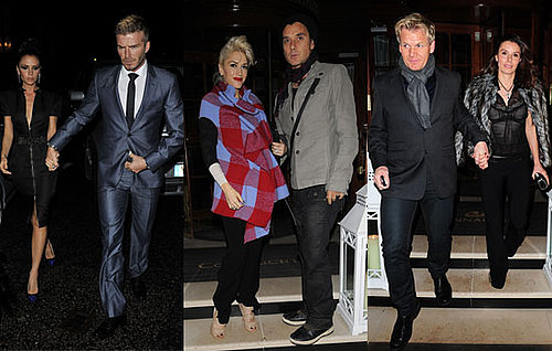 Photos of David Beckham, Victoria Beckham, Gavin Rossdale, Gwen Stefani, Gordon Ramsay at Harper's Bazaar Dinner in London