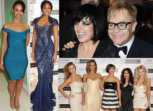 Photos from Elton John's AIDS Foundation Fundraiser in London with Aaron Johnson, Lily Allen, The Saturdays, Kevin Spacey
