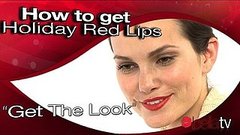 get holiday red lips