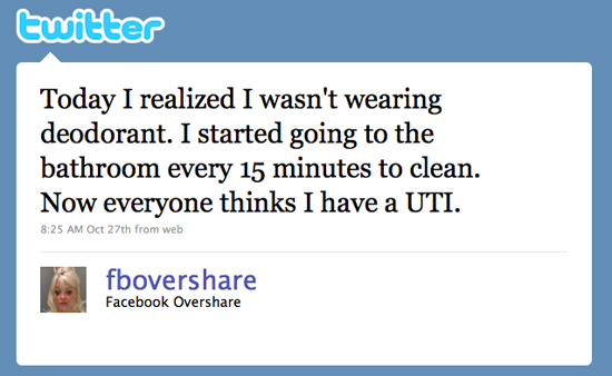 Oversharing